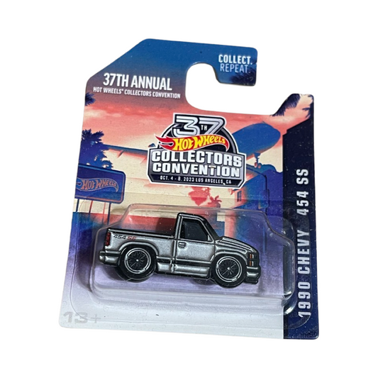 Leen Customs X Hot Wheels 2023 Collectors Convention 1990 Chevy 454 SS Pin