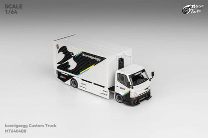 Micro Turbo 1:64 Custom Box Truck - Koenigsegg Livery