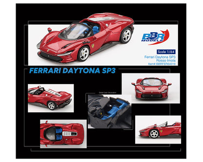 BBR Models 1:64 Ferrari Daytona SP3 – Rosso Imola