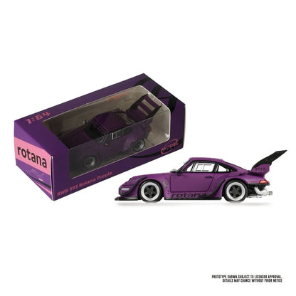 Model Model 1:64 Porsche RWB 993 Rotana Purple