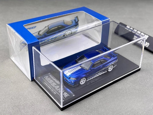 Fast Speed 1:64 Nissan Skyline R34 Z-Tune Blue/Silver
