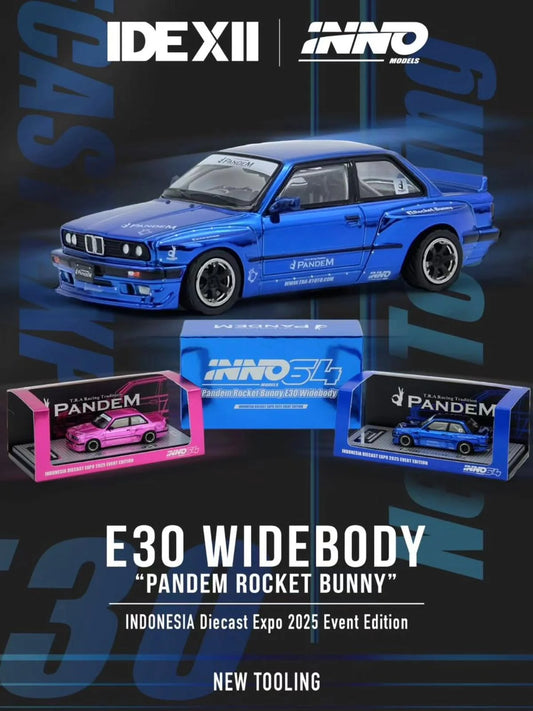 Inno64 1:64 BMW E30 Widebody Pandem Rocket Bunny - 2025 IDE Expo Exclusive