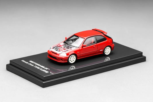MotorHelix 1:64 Honda Civic Type R (EK9) Red