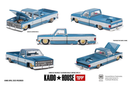 **LIMIT 2** MiniGT X Kaido House 1:64 Chevrolet Silverado Dually Vintage Spec V1