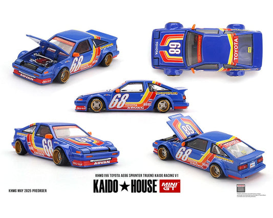 MiniGT X Kaido House 1:64 Toyota AE86 Sprinter Trueno Kaido Racing V1