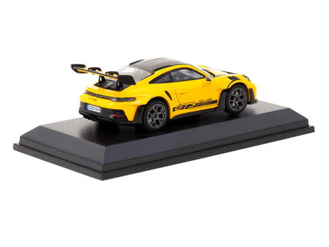 MiniChamps X Tarmac Works 1:64 Porsche 911 GT3 RS Signal Yellow