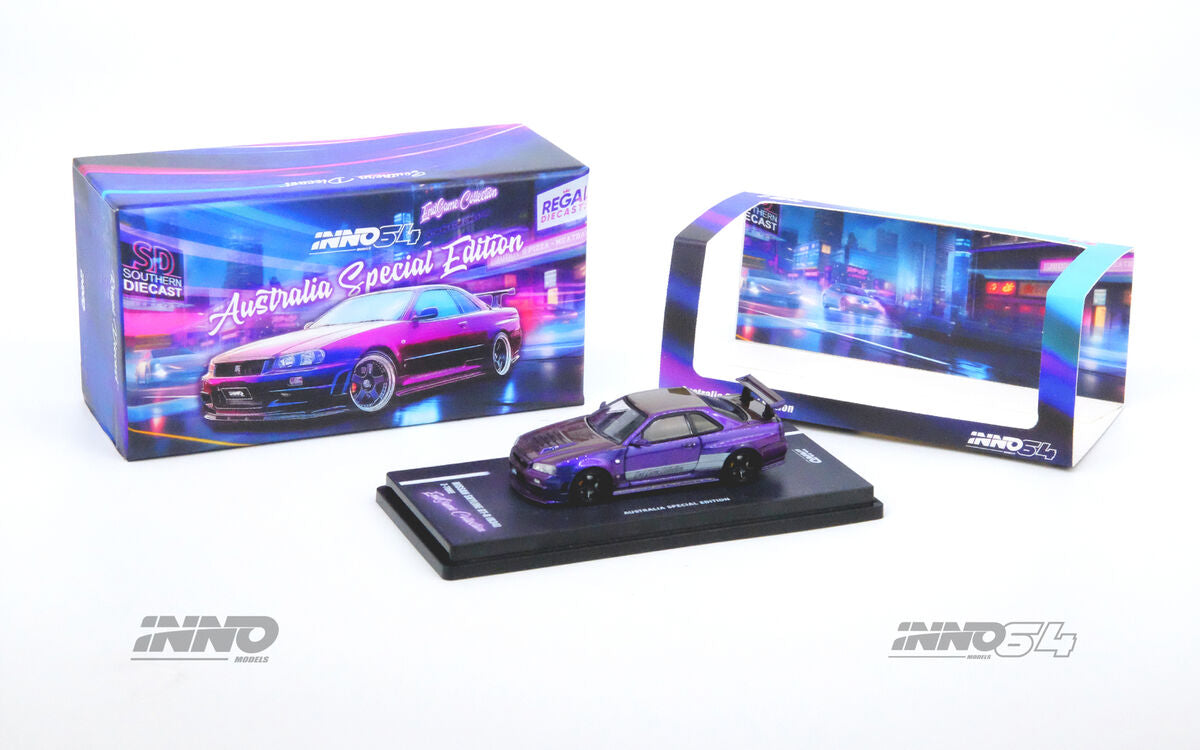 Inno64 1:64 Nissan Skyline GT-R (R34) Z-Tune "ENDGAME COLLECTION" - Australia Exclusive