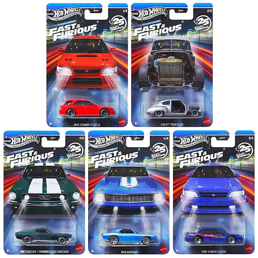 Hot Wheels 1:64 2026 Silver Series - Fast & Furious 25th Anniversary - Dream Lineup