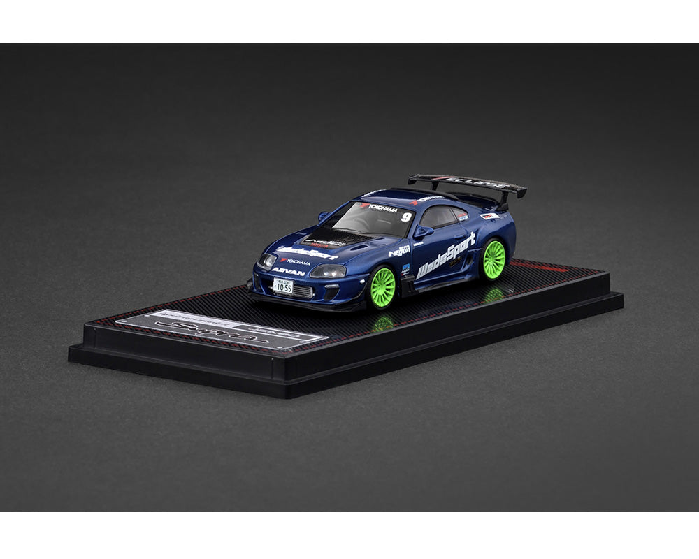 Ignition Model 1:64 Toyota Supra (JZA80) RZ – Blue – Myguycollectibles