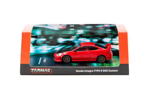 Tarmac Works 1:64 Honda Integra TYPE R DC5 Custom Red - ROAD64