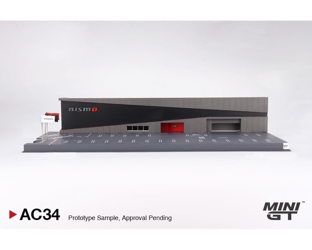 MiniGT 1:64 Nissan Motorsports Nismo Operation Factory Diorama - AC34