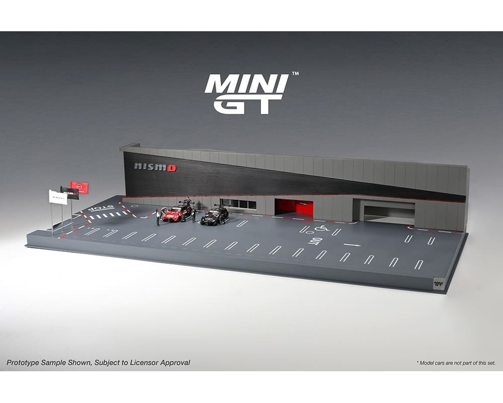 MiniGT 1:64 Nissan Motorsports Nismo Operation Factory Diorama - AC34