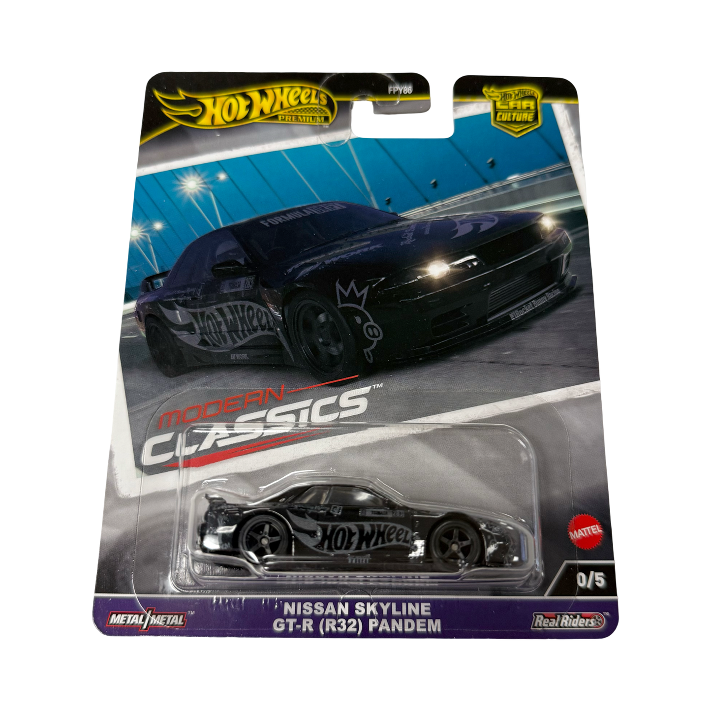 Hot Wheels 1:64 Premium 2025 Car Culture Modern Classics Nissan Skyline GT-R R32 Pandem - CHASE