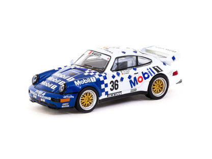 Schuco X Tarmac Works 1:64 Porsche 911 RSR 3.8 24h of SPA 1993 #36 Winner - COLLAB64