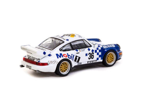 Schuco X Tarmac Works 1:64 Porsche 911 RSR 3.8 24h of SPA 1993 #36 Winner - COLLAB64