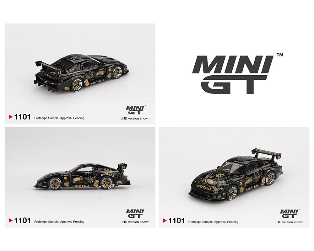 MiniGT 1:64 MAZDA RX-7 LB-Super Silhouette FD-NILES – Black #1101