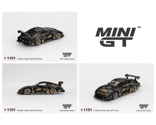 MiniGT 1:64 MAZDA RX-7 LB-Super Silhouette FD-NILES – Black #1101