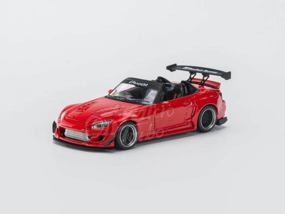 Micro Turbo 1:64 Honda S2000 Rocket Bunny - Red