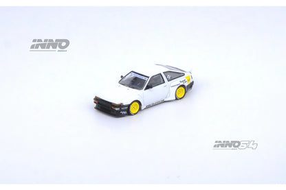 Inno64 1:64 Toyota Corolla Trueno (AE86) Pandem Rocket Bunny "E.Prime Racing" - White