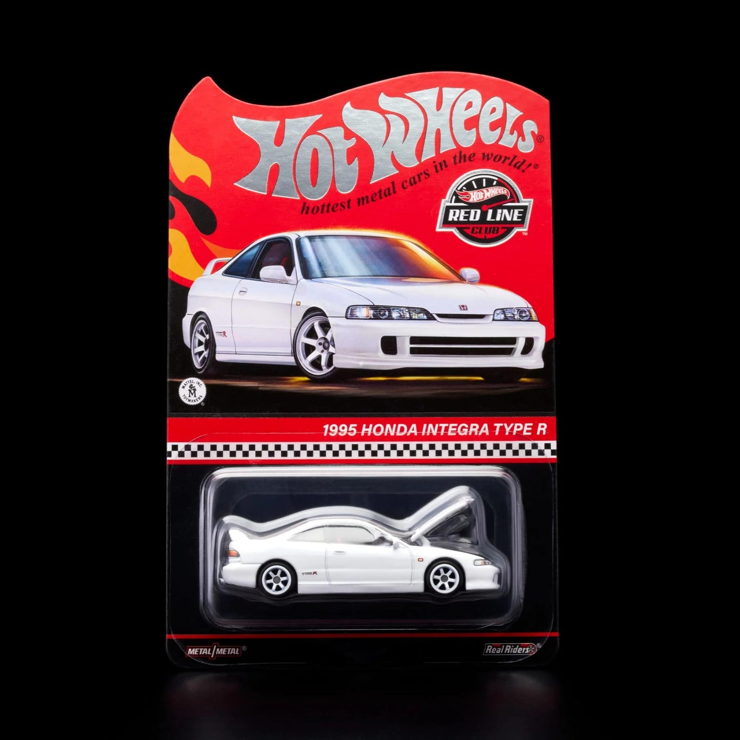 Hot Wheels 1:64 2023 RLC Red Line Club Exclusive 1995 Honda Integra Type R - White Enamel