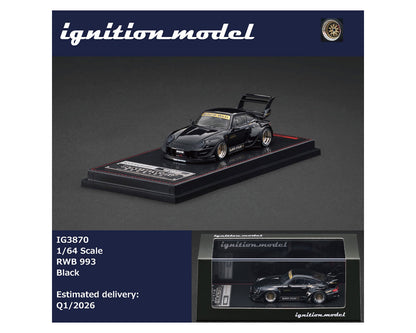 Ignition Model 1:64 Rauh-Welt Begriff RWB 993 – Black