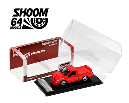 Shoom64 1:64 2003 Dodge Ram SRT-10 Pickup – Red
