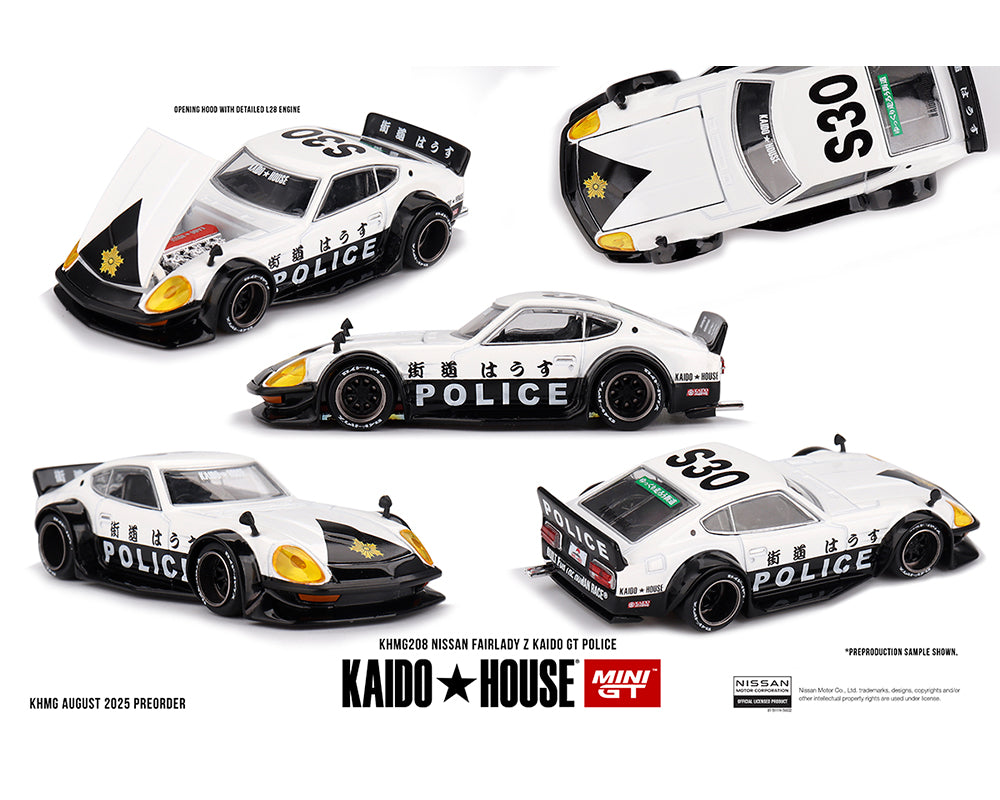 MiniGT X Kaido House 1:64 Nissan Fairlady Z Kaido GT Police