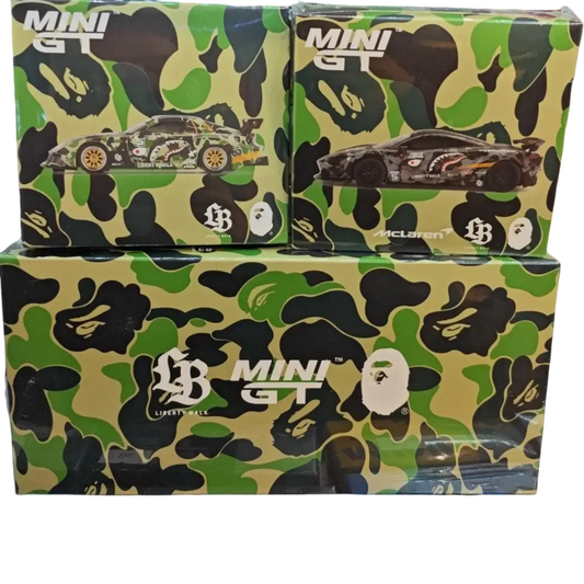 MiniGT X LBWK X BAPE 1:64 Tokyo Auto Salon 2025 Complete 6 Car Set