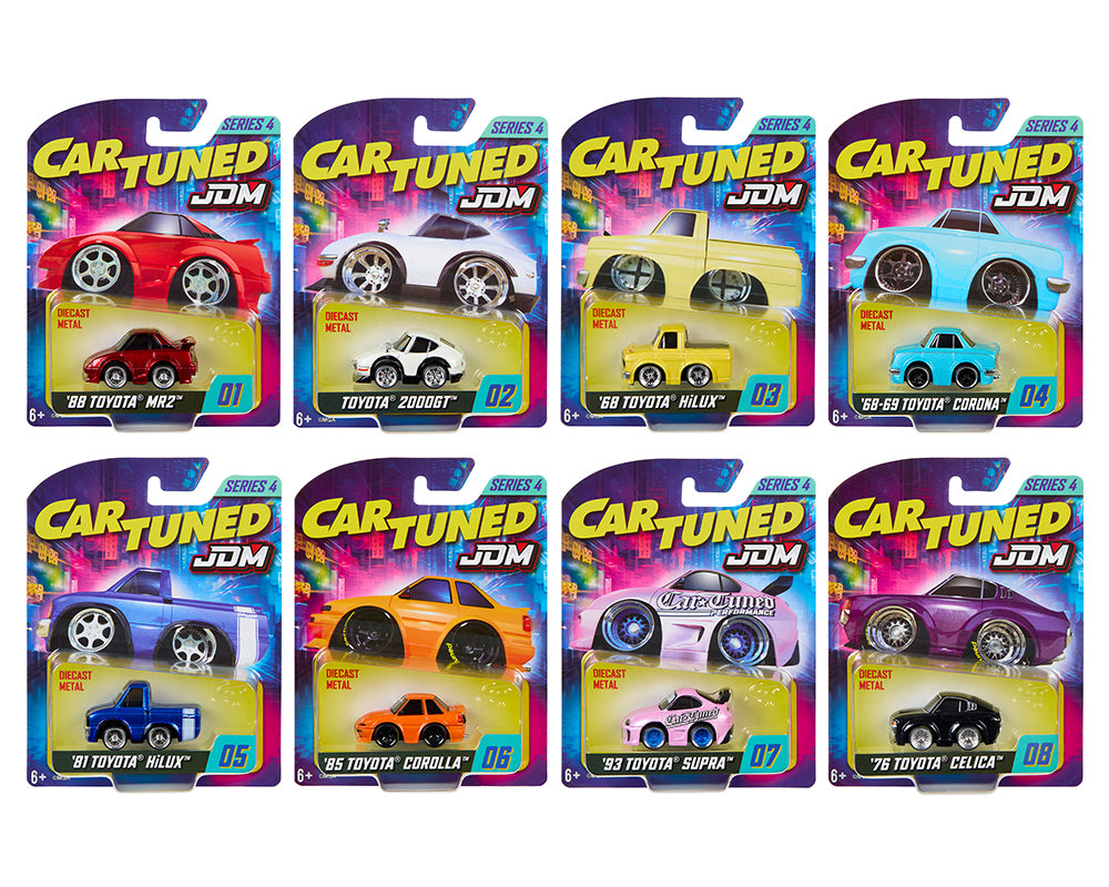 Car Tuned 1:64 Series 4 JDM Tuners Assortment - *Set Of 8*