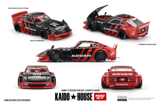 MiniGT X Kaido House 1:64 Fairlady Z Kaido GT Advan