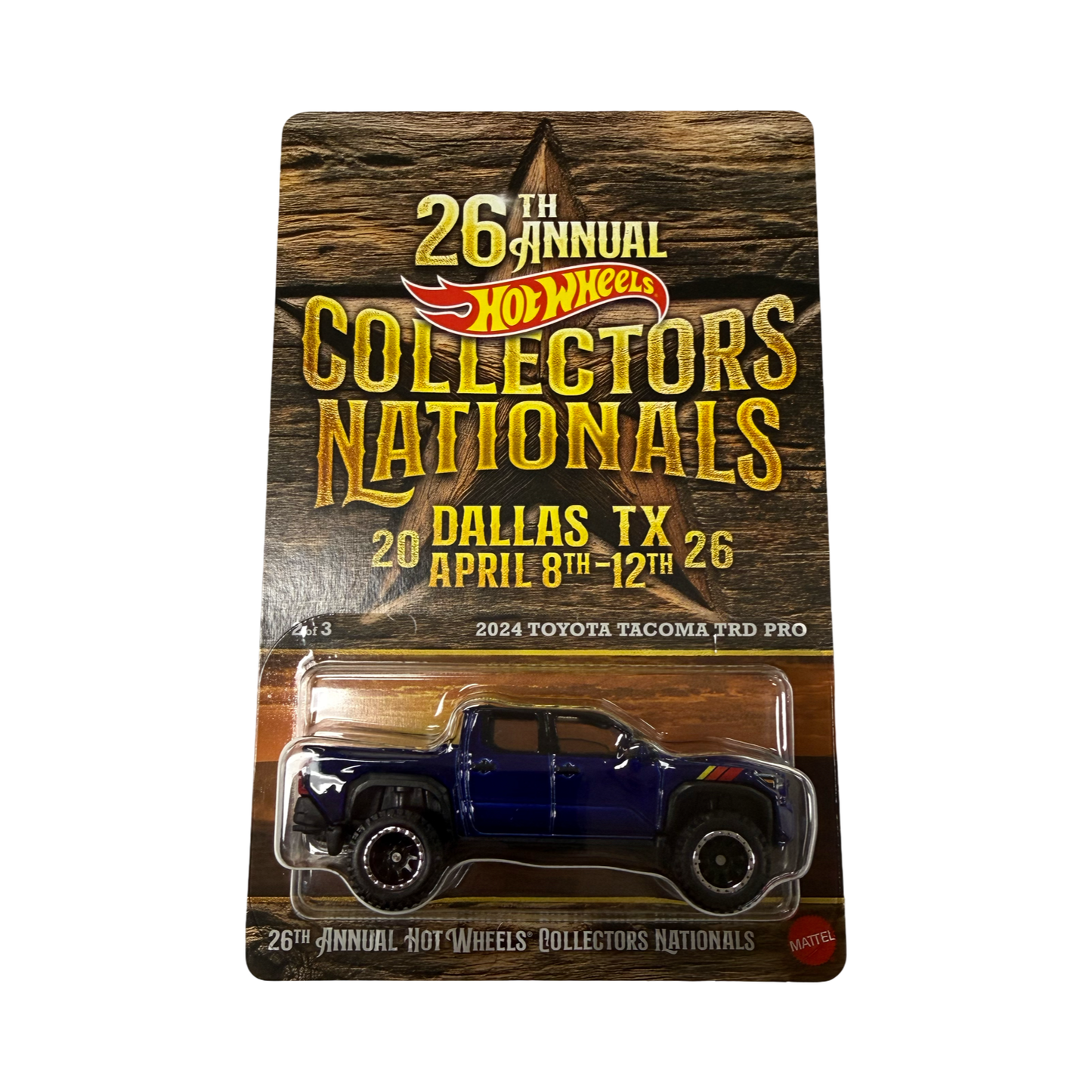 Hot Wheels 1:64 26th Annual Collectors Nationals Dallas TX - 2024 Toyota Tacoma TRD PRO