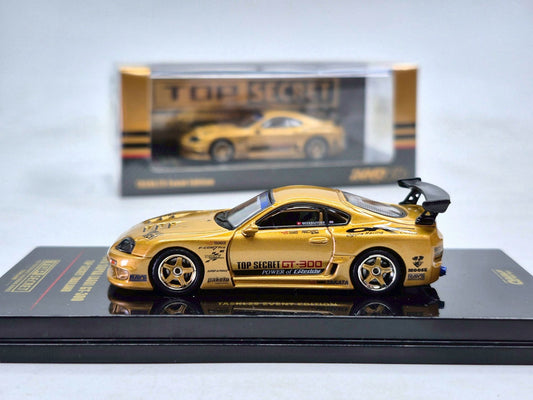 Inno64 1:64 Toyota Supra A80 Top Secret GT300 Gold - Thailand TASKL25 Event Exclusive