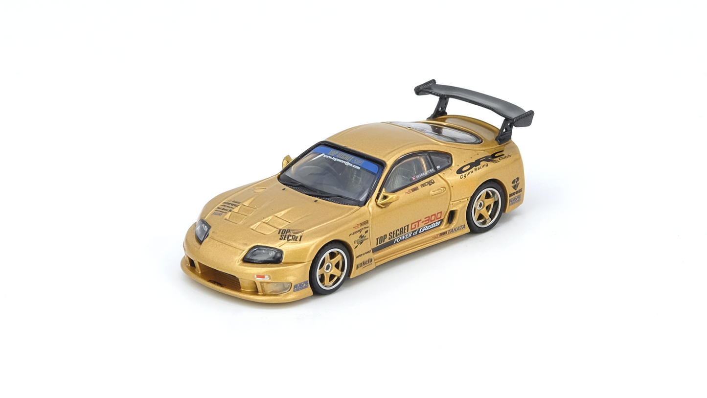 Inno64 1:64 Toyota Supra A80 Top Secret GT300 Gold - Thailand TASKL25 Event Exclusive