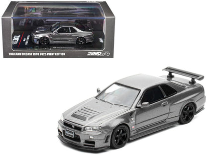 Inno64 1:64 Nissan Skyline GT-R R34 Z-Tune Grey - 2025 Thailand Diecast Expo TDE Exclusive