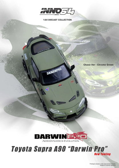 Inno64 1:64 Toyota Supra A90 Darwin Pro - Matte Green (Chance at Chase)