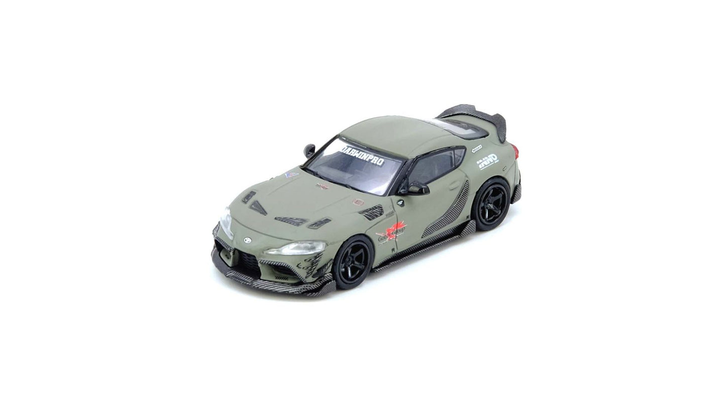 Inno64 1:64 Toyota Supra A90 Darwin Pro - Matte Green (Chance at Chase)