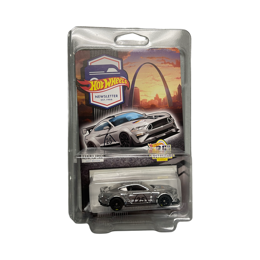 Hot Wheels 1:64 25th Nationals St. Louis, MO Convention Newsletter Mustang Chrome