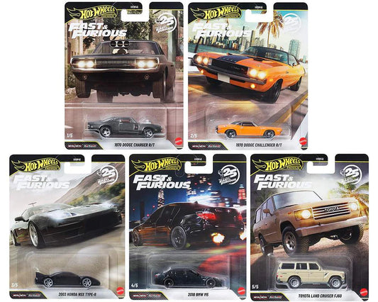 Hot Wheels 1:64 2026 Fast & Furious 25th Anniversary Premium Q Assortment *SEALED CASE* Read Description