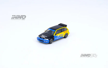Inno64 1:64 Honda Civic (EF9) Spoon - Tuned BY Toda Racing Japan