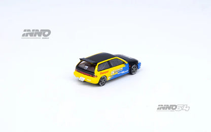 Inno64 1:64 Honda Civic (EF9) Spoon - Tuned BY Toda Racing Japan