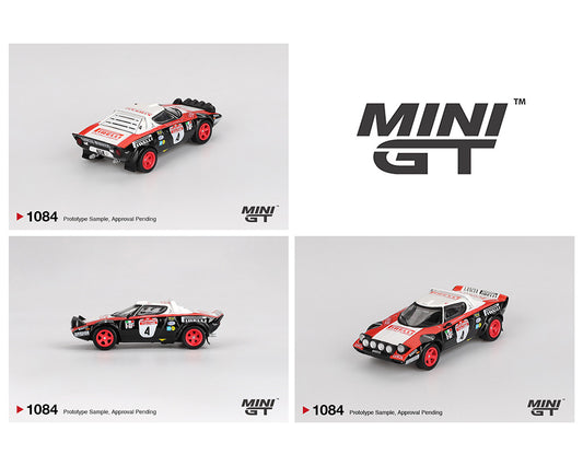 MiniGT 1:64 Lancia Stratos HF #4 1978 Rally Sanremo Winner #1084