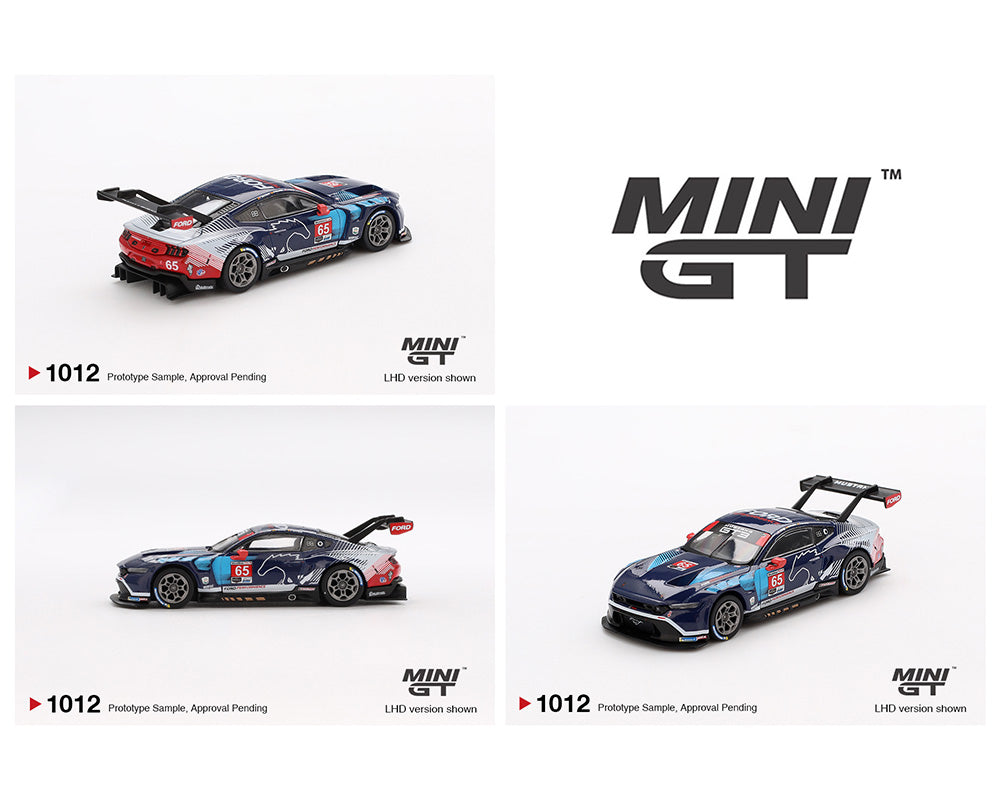 **LIMIT 1** MiniGT 1:64 Ford Mustang GT3 #65 Ford Multimatic Motorsports 2024 IMSA Daytona 24 Hrs #1012