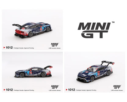 **LIMIT 1** MiniGT 1:64 Ford Mustang GT3 #65 Ford Multimatic Motorsports 2024 IMSA Daytona 24 Hrs #1012