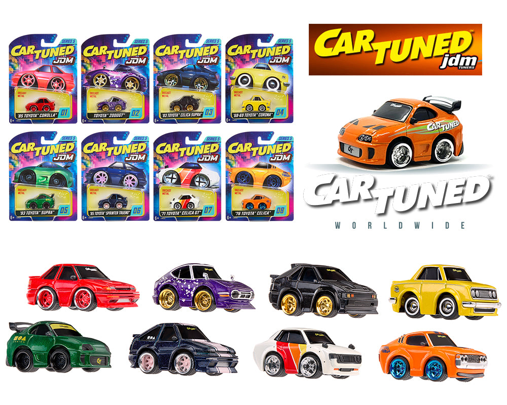 Car Tuned 1:64 Series 5 JDM Tuners Assortment - *Set Of 8*