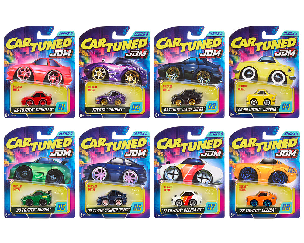 Car Tuned 1:64 Series 5 JDM Tuners Assortment - *Set Of 8*