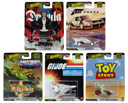 Hot Wheels 1:64 Pop Culture R Case 2026 Assortment *Set Of 5*