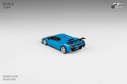 Micro Turbo - 1:64 Custom Diablo SV - Metallic Blue