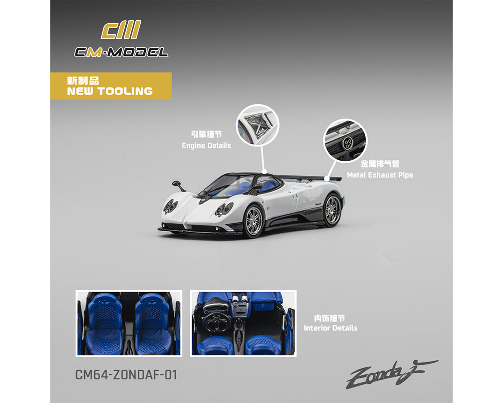 CM Model 1:64 Pagani Zonda F – Pearl white