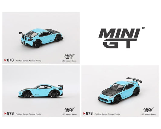 MiniGT 1:64 Toyota GR86 LB-Nation – Baby Blue #873