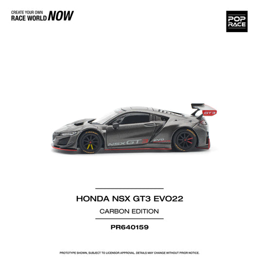 Pop Race 1:64 Honda NSX GT3 EVO22 – Carbon Edition